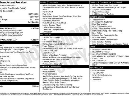 Certified 2023 Subaru Ascent Premium w/ Convenience Package image 2
