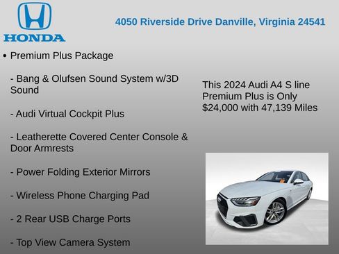 Used 2024 Audi A4 2.0T Premium Plus image 12