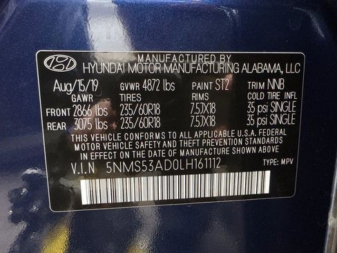 Used 2020 Hyundai Santa Fe Limited image 36