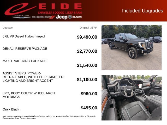 Used 2024 GMC Sierra 2500 Denali w/ Denali Reserve Package AWD/4WD image 13