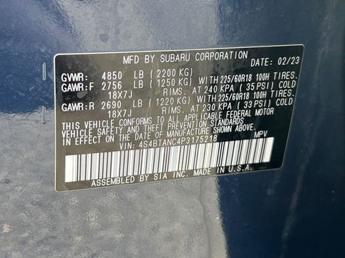 Used 2023 Subaru Outback Limited image 31