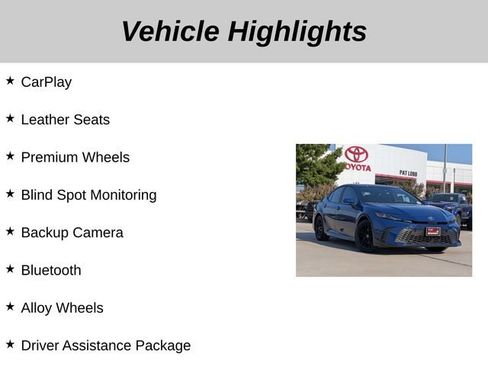 Used 2025 Toyota Camry SE FWD image 5