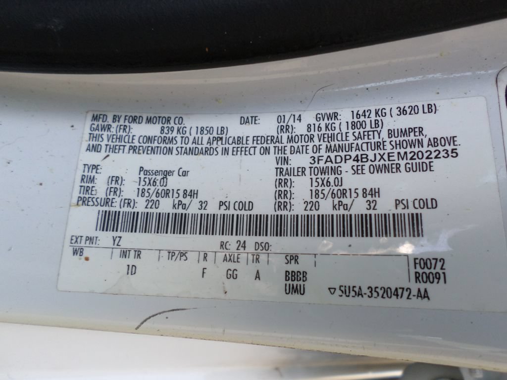Used 2014 Ford Fiesta SE FWD image 25
