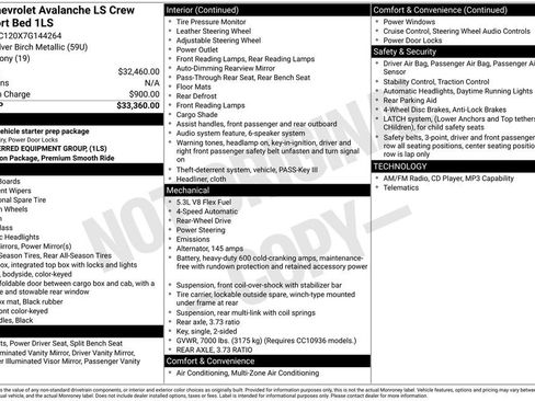 Used 2007 Chevrolet Avalanche LS image 3