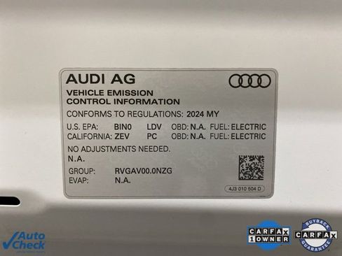 Used 2024 Audi e-tron GT Prestige w/ Prestige Package image 77