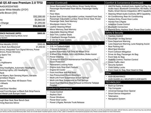 Used 2025 Audi Q5 Premium w/ Convenience Package AWD/4WD image 14
