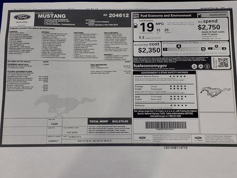 Used 2016 Ford Mustang GT Premium w/ Equipment Group 401A image 8