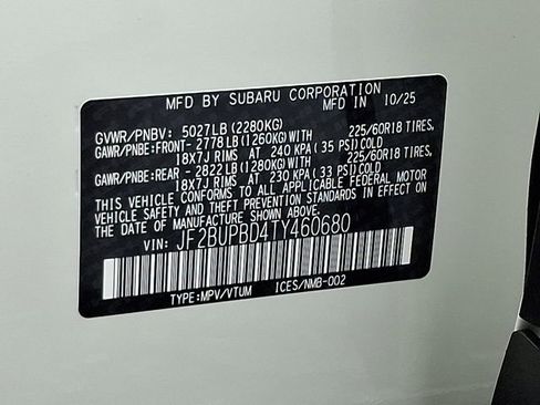 New 2026 Subaru Outback Premium image 18