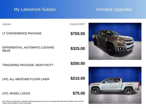 Used 2019 Chevrolet Colorado LT w/ LT Convenience Package AWD/4WD image 8
