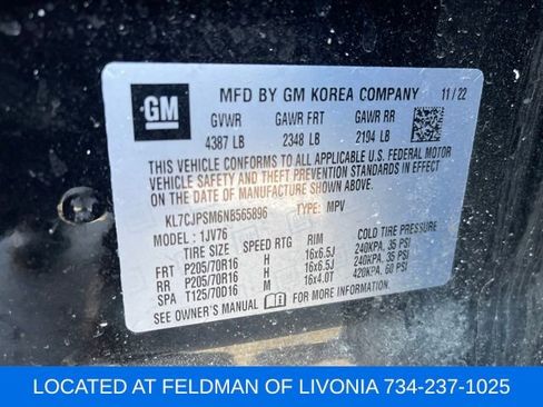 Certified 2022 Chevrolet Trax LT w/ LT Convenience Package image 10