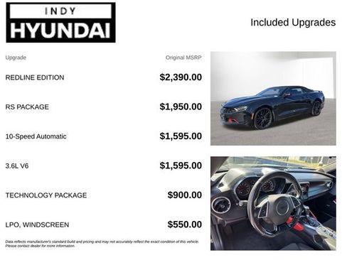 Used 2022 Chevrolet Camaro LT w/ Redline Edition RWD image 4