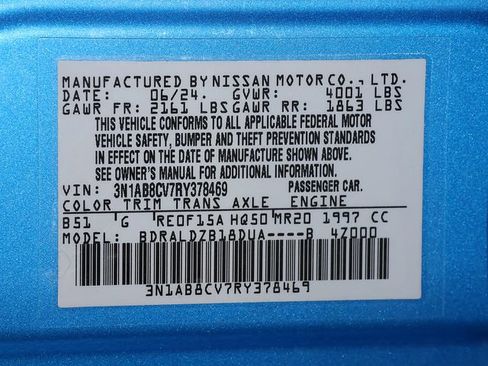Used 2024 Nissan Sentra SV FWD image 36