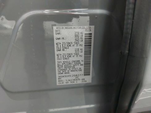 New 2026 Nissan Pathfinder Platinum image 39