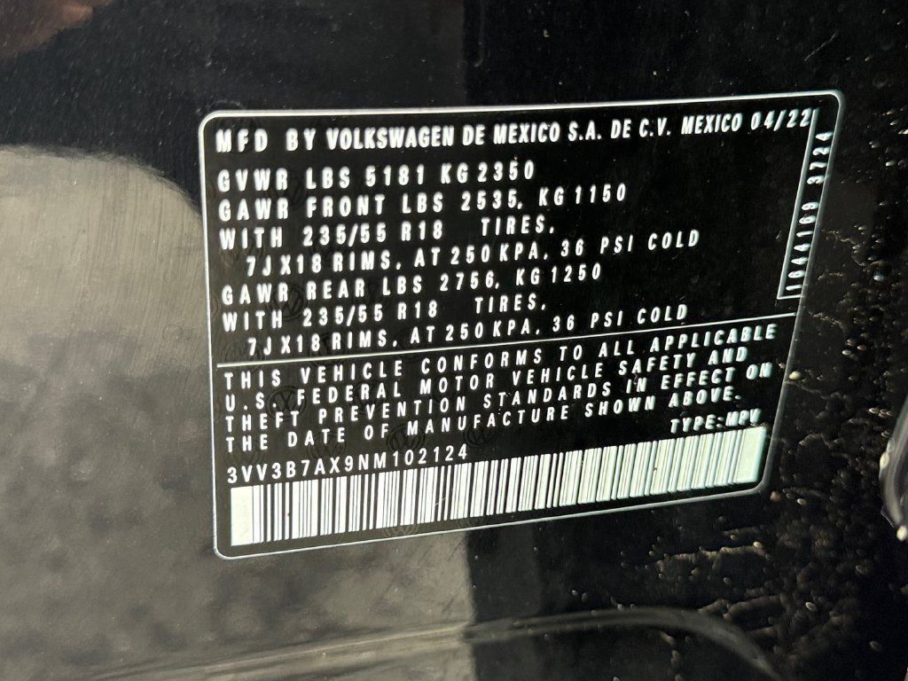 Used 2022 Volkswagen Tiguan SE FWD image 27