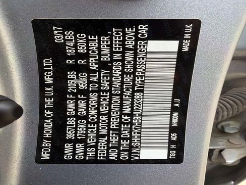 Used 2017 Honda Civic EX image 34