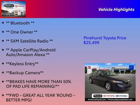 Used 2025 Honda Civic LX image 16