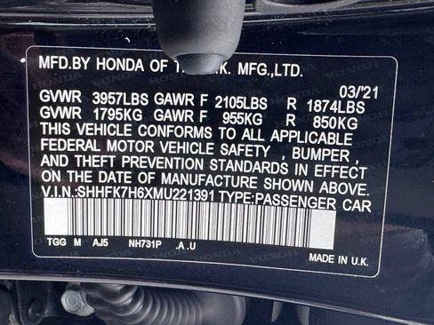 Used 2021 Honda Civic EX image 42