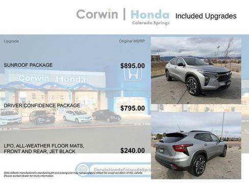 Used 2025 Chevrolet Trax RS w/ Sunroof Package image 4