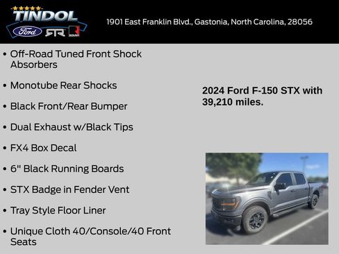 Used 2024 Ford F150 STX w/ Equipment Group 201A FX4 AWD/4WD image 17