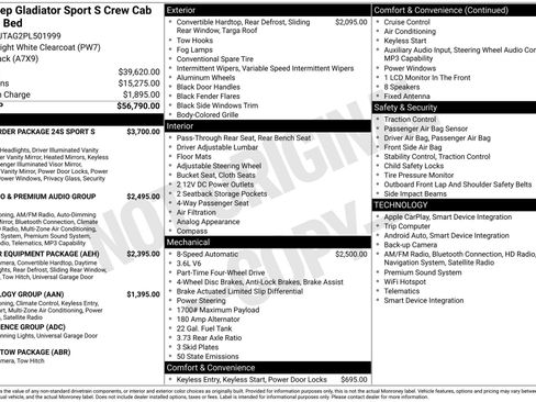 Used 2023 Jeep Gladiator Sport AWD/4WD image 48