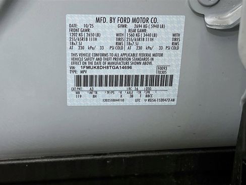 Used 2026 Ford Explorer Active image 37