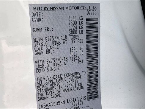 Used 2024 Nissan Titan PRO-4X w/ Off Road Protection Package image 34