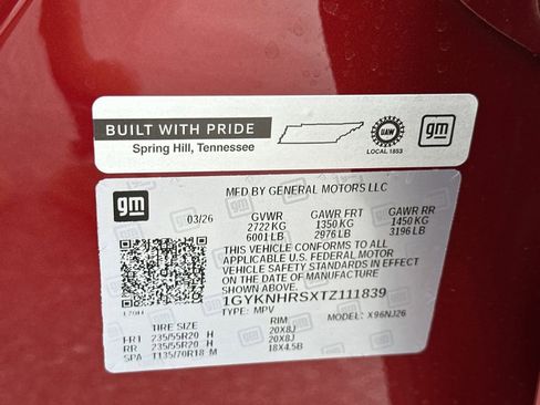 New 2026 Cadillac XT5 Sportv w/ LPO, Floor Liner Package AWD/4WD image 42