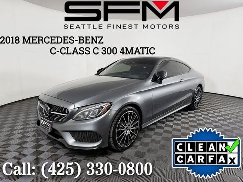 Used 2018 Mercedes-Benz C 300 4MATIC Coupe image 1
