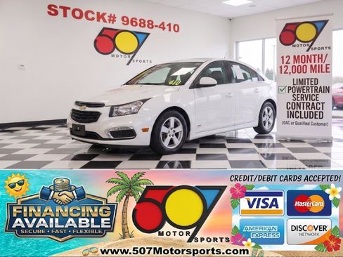 Used 2016 Chevrolet Cruze LT w/ Sun And Sound Package FWD image 1