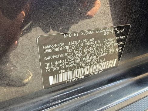 Used 2019 Subaru Crosstrek 2.0i Limited w/ Moonroof Package w/Navigation image 30