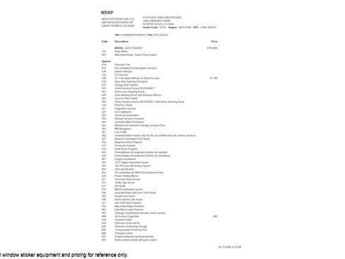 Certified 2023 Mercedes-Benz EQS 450+ SUV image 4