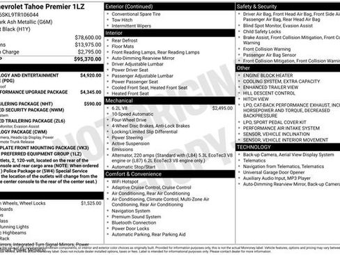 New 2026 Chevrolet Tahoe Premier image 19