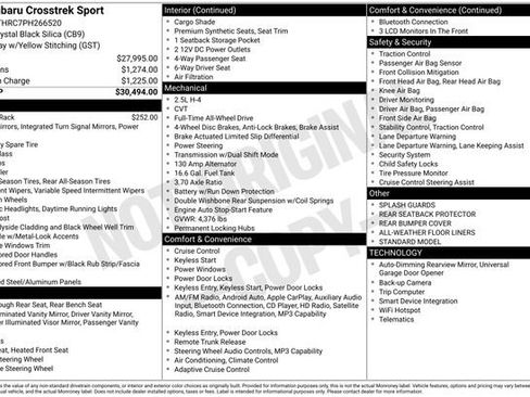 Used 2023 Subaru Crosstrek 2.5i Sport image 5