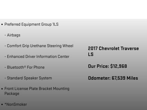 Used 2017 Chevrolet Traverse LS AWD/4WD image 6