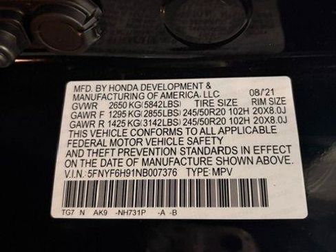 Used 2022 Honda Pilot Touring image 19