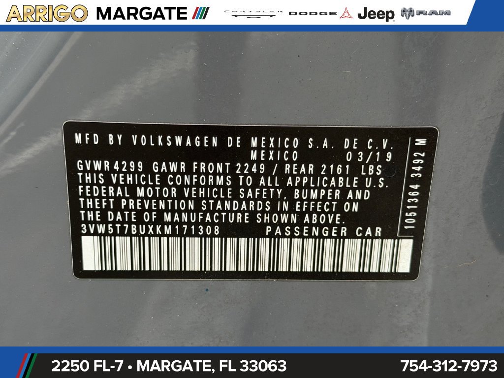 Used 2019 Volkswagen Jetta GLI FWD image 20