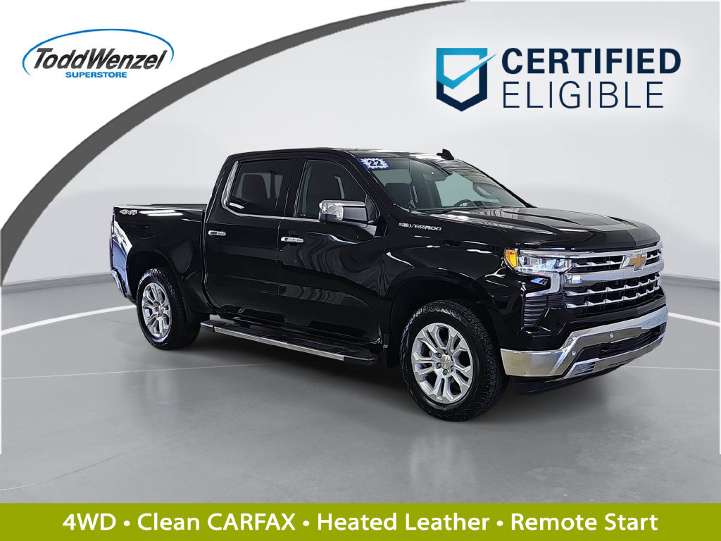 Certified 2022 Chevrolet Silverado 1500 LTZ w/ Technology Package AWD/4WD image 1