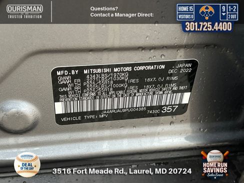 Used 2023 Mitsubishi Outlander Sport ES image 24