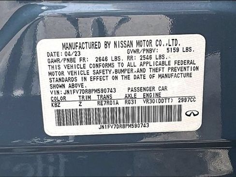 Used 2023 INFINITI Q50 Red Sport 400 AWD/4WD image 35