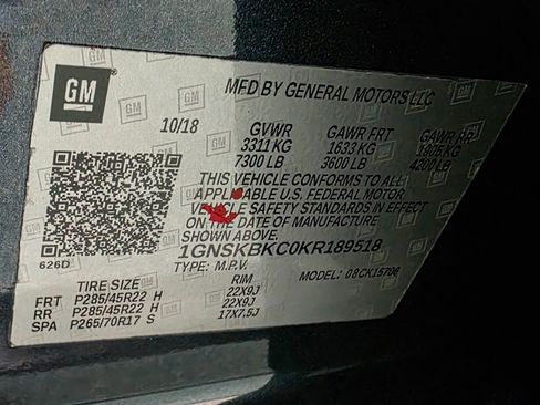 Used 2019 Chevrolet Tahoe LT w/ RST Edition image 45