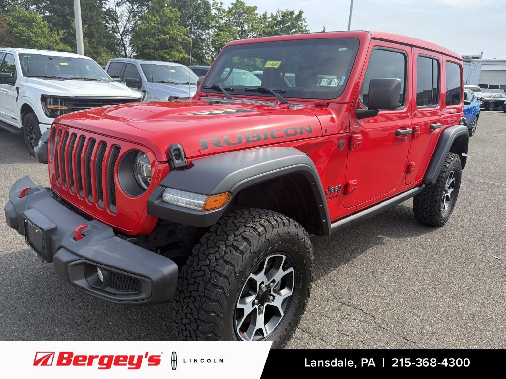 Used 2022 Jeep Wrangler Unlimited Rubicon w/ LED Lighting Group AWD/4WD image 1