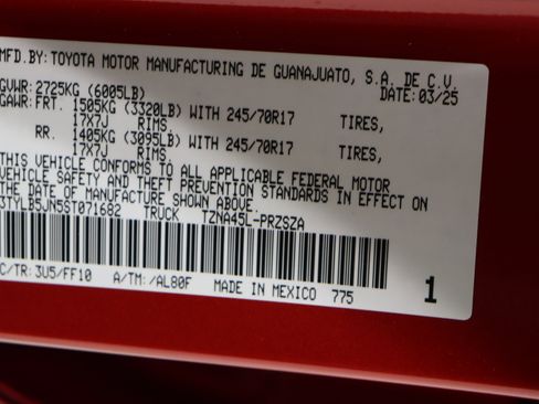 Used 2025 Toyota Tacoma SR5 image 40