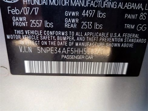 Used 2017 Hyundai Sonata Limited w/ Ultimate Package 04 image 36