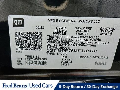 Used 2021 GMC Sierra 2500 AT4 w/ Snow Plow Prep/Camper Package AWD/4WD image 36