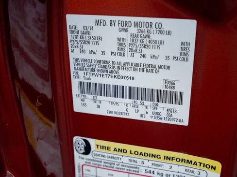 Used 2014 Ford F150 FX4 w/ Equipment Group 402A Luxury image 56