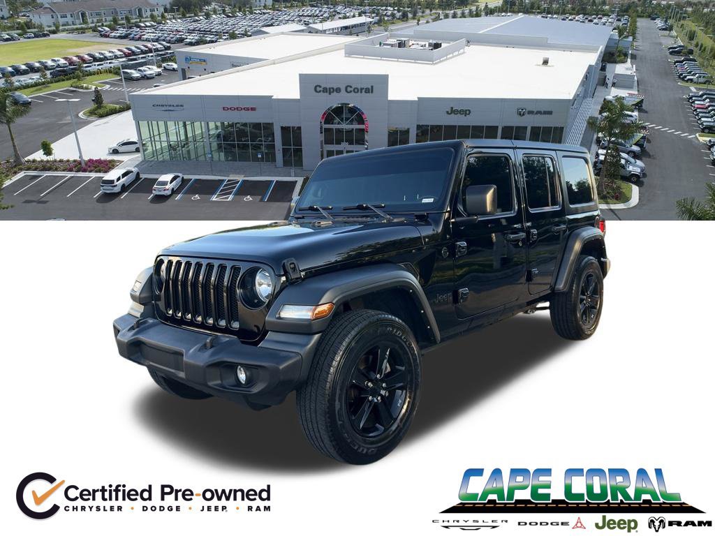 Certified 2022 Jeep Wrangler Unlimited Sport AWD/4WD 360° Tour