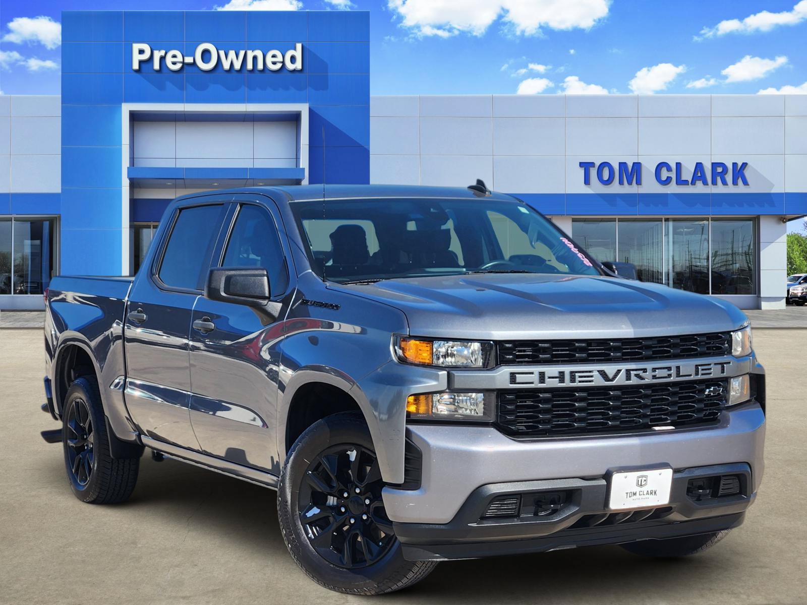 Used 2022 Chevrolet Silverado 1500 Custom w/ LPO, Dark Essentials Package RWD image 1