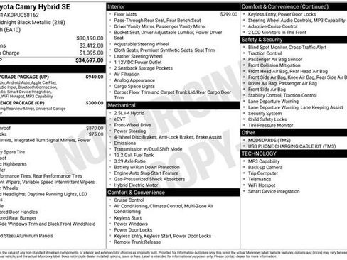 Used 2023 Toyota Camry SE w/ Audio Upgrade Package FWD image 27