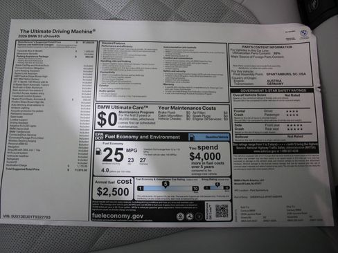 New 2026 BMW X5 sDrive40i w/ Parking Assistance Package image 20