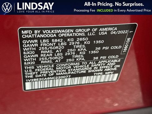 Used 2022 Volkswagen Atlas Cross Sport SEL image 26